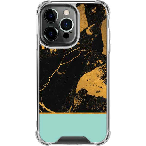 Chunky Marble iPhone 15 Pro Clear Case