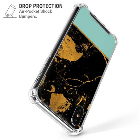 Chunky Marble iPhone XS Max Clear Case