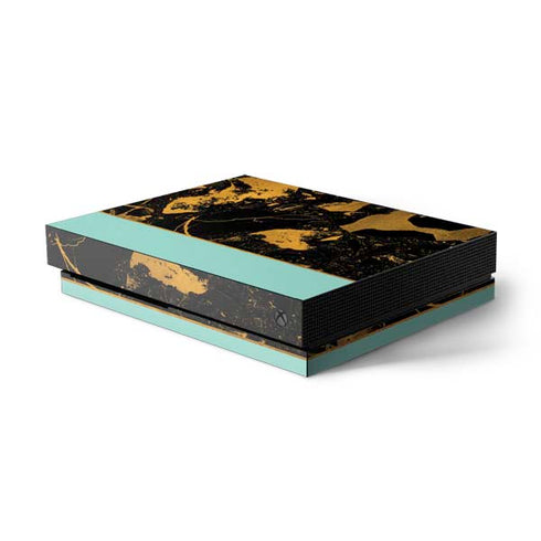 Chunky Marble Xbox One X Console Skin