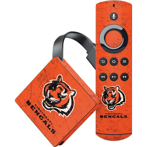 NFL Cincinnati Bengals - Alternate Distressed Amazon Fire TV Skin