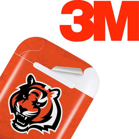 NFL Cincinnati Bengals - Alternate Distressed Apple AirPods Skin
