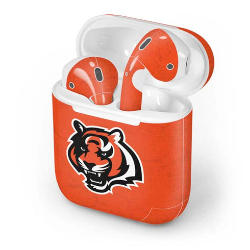 NFL Cincinnati Bengals - Alternate Distressed Apple AirPods Skin