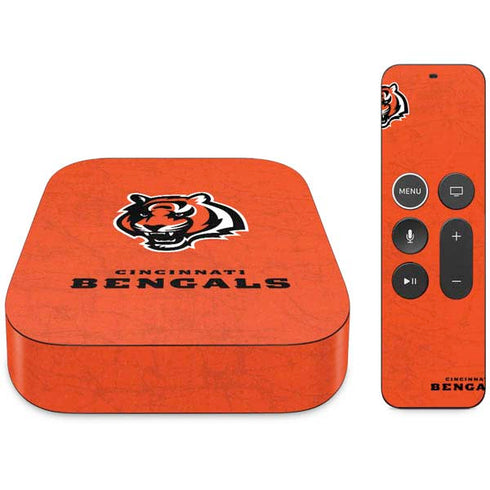 NFL Cincinnati Bengals - Alternate Distressed Apple TV Skin