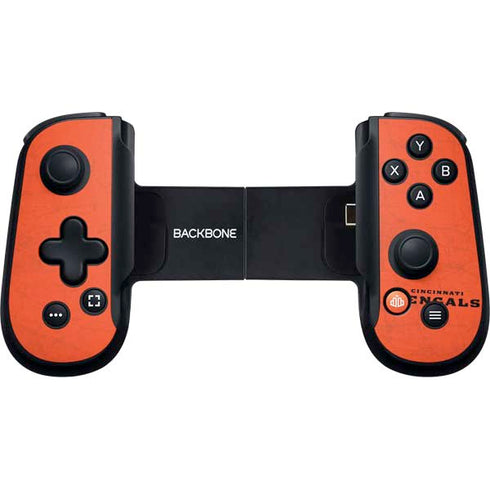 NFL Cincinnati Bengals - Alternate Distressed Backbone One for iPhone Game Controller Skin