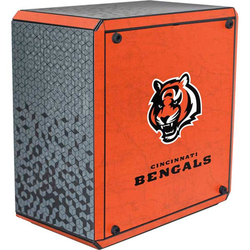 NFL Cincinnati Bengals - Alternate Distressed Cooler Master MasterBox Q300L Mini Tower Skin