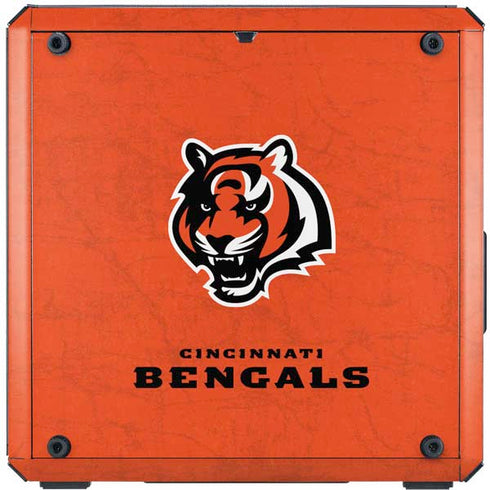 NFL Cincinnati Bengals - Alternate Distressed Cooler Master MasterBox Q300L Mini Tower Skin
