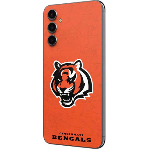 NFL Cincinnati Bengals - Alternate Distressed Galaxy A14 5G Skin