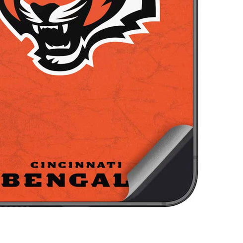 NFL Cincinnati Bengals - Alternate Distressed Galaxy A14 5G Skin