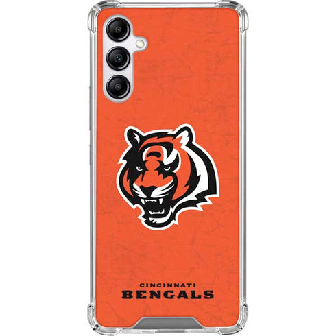 NFL Cincinnati Bengals - Alternate Distressed Galaxy A15 5G Clear Case