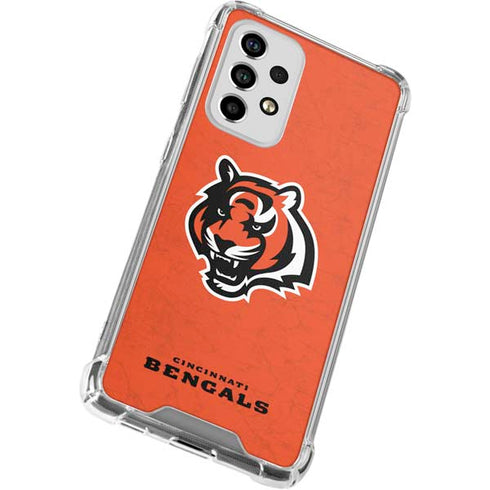 NFL Cincinnati Bengals - Alternate Distressed Galaxy A53 5G Clear Case