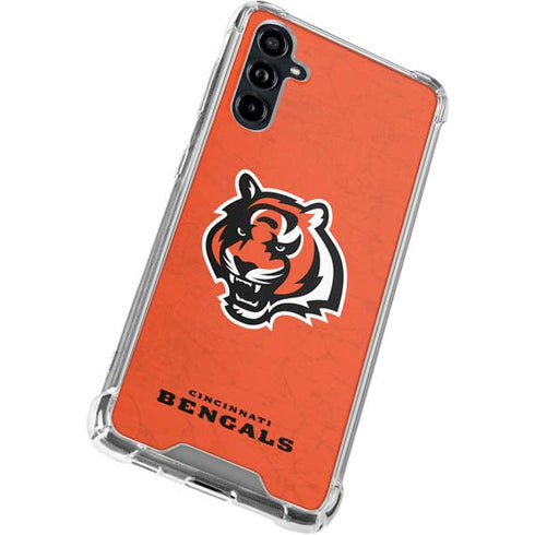 NFL Cincinnati Bengals - Alternate Distressed Galaxy A54 5G Clear Case