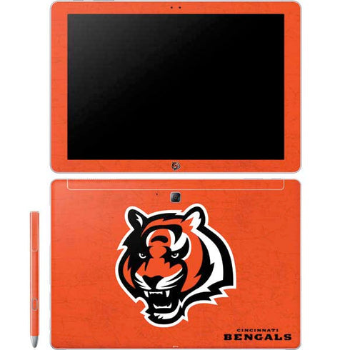 NFL Cincinnati Bengals - Alternate Distressed Galaxy Book 12in Skin