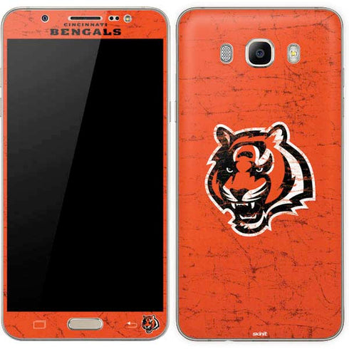 NFL Cincinnati Bengals - Alternate Distressed Galaxy J7 Skin
