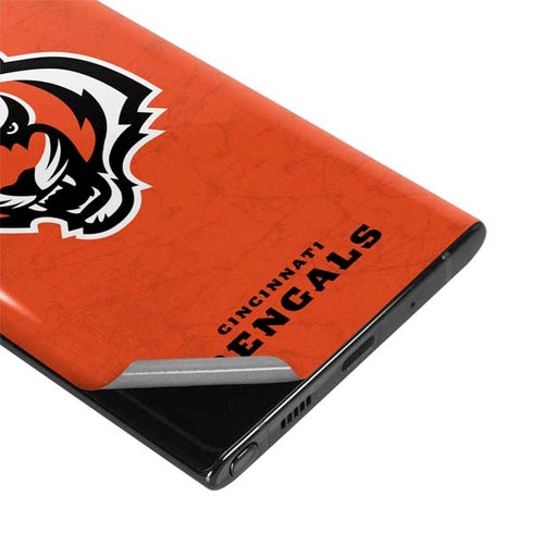 NFL Cincinnati Bengals - Alternate Distressed Galaxy Note 10 Skin