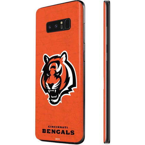 NFL Cincinnati Bengals - Alternate Distressed Galaxy Note 8 Skin