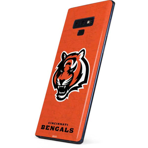NFL Cincinnati Bengals - Alternate Distressed Galaxy Note 9 Skin
