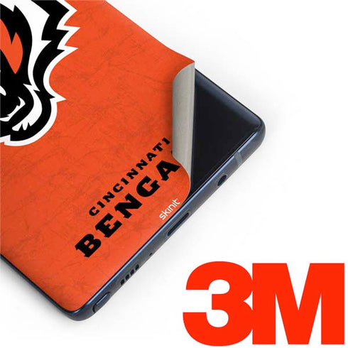 NFL Cincinnati Bengals - Alternate Distressed Galaxy Note 9 Skin