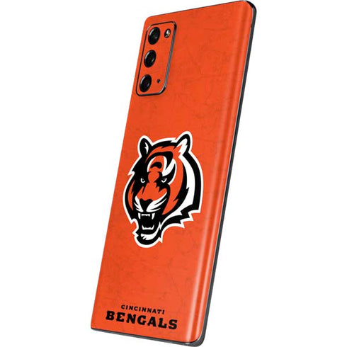 NFL Cincinnati Bengals - Alternate Distressed Galaxy Note20 5G Skin