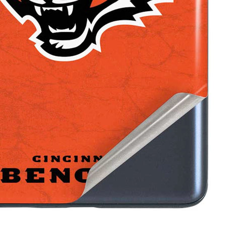 NFL Cincinnati Bengals - Alternate Distressed Galaxy S20 Fan Edition Skin