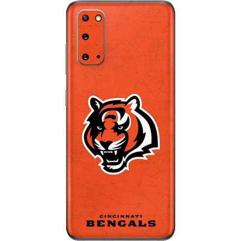 NFL Cincinnati Bengals - Alternate Distressed Galaxy S20 Skin