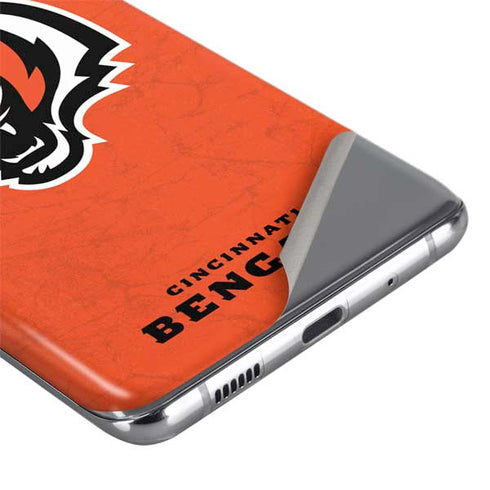 NFL Cincinnati Bengals - Alternate Distressed Galaxy S20 Skin