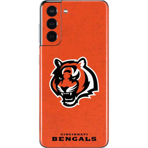 NFL Cincinnati Bengals - Alternate Distressed Galaxy S21 5G Skin
