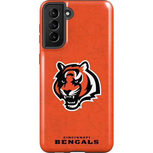 NFL Cincinnati Bengals - Alternate Distressed Galaxy S21 Plus 5G Pro Case