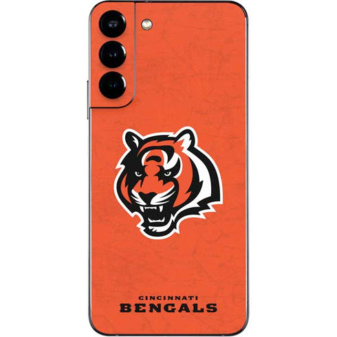 NFL Cincinnati Bengals - Alternate Distressed Galaxy S22 Plus Skin