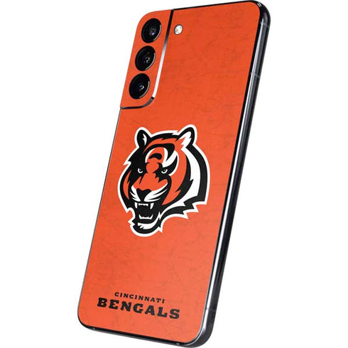 NFL Cincinnati Bengals - Alternate Distressed Galaxy S22 Plus Skin