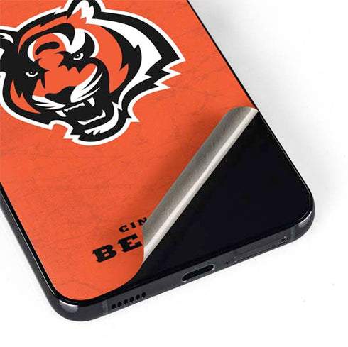NFL Cincinnati Bengals - Alternate Distressed Galaxy S22 Skin