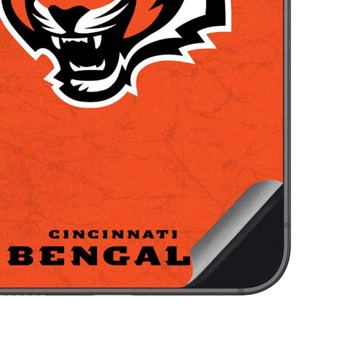 NFL Cincinnati Bengals - Alternate Distressed Galaxy S23 FE Skin