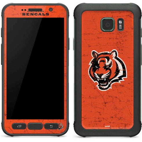 NFL Cincinnati Bengals - Alternate Distressed Galaxy S7 Active Skin