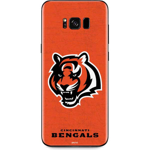 NFL Cincinnati Bengals - Alternate Distressed Galaxy S8 Plus Skin