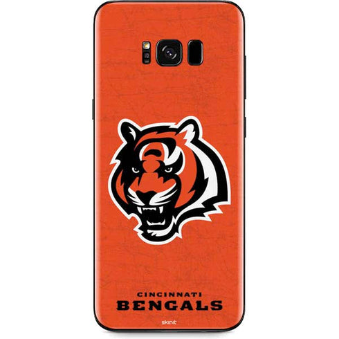 NFL Cincinnati Bengals - Alternate Distressed Galaxy S8 Skin