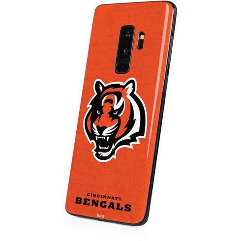 NFL Cincinnati Bengals - Alternate Distressed Galaxy S9 Plus Skin