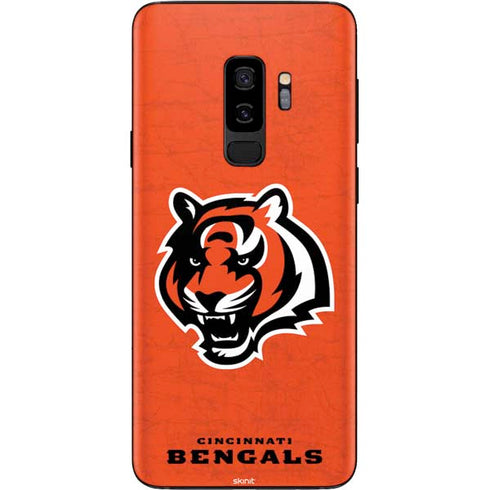 NFL Cincinnati Bengals - Alternate Distressed Galaxy S9 Plus Skin