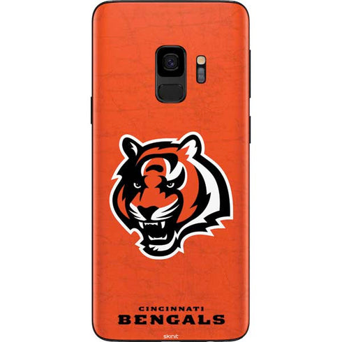 NFL Cincinnati Bengals - Alternate Distressed Galaxy S9 Skin