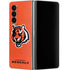 NFL Cincinnati Bengals - Alternate Distressed Galaxy Z Fold4 5G Skin