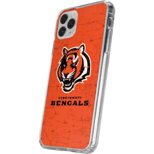 NFL Cincinnati Bengals - Alternate Distressed iPhone 11 Pro Clear Case
