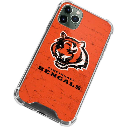NFL Cincinnati Bengals - Alternate Distressed iPhone 11 Pro Max Clear Case