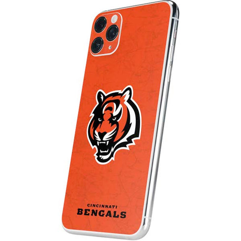 NFL Cincinnati Bengals - Alternate Distressed iPhone 11 Pro Max Skin