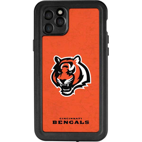 NFL Cincinnati Bengals - Alternate Distressed iPhone 11 Pro Max Waterproof Case