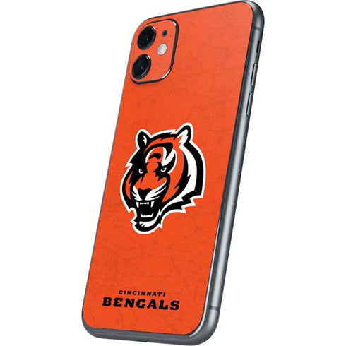 NFL Cincinnati Bengals - Alternate Distressed iPhone 11 Skin