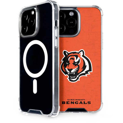 NFL Cincinnati Bengals - Alternate Distressed iPhone 13 Pro Max MagSafe Case