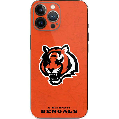 NFL Cincinnati Bengals - Alternate Distressed iPhone 13 Pro Max Skin