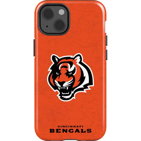 NFL Cincinnati Bengals - Alternate Distressed iPhone 15 Impact Case