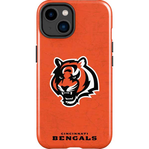 NFL Cincinnati Bengals - Alternate Distressed iPhone 14 Plus Impact Case