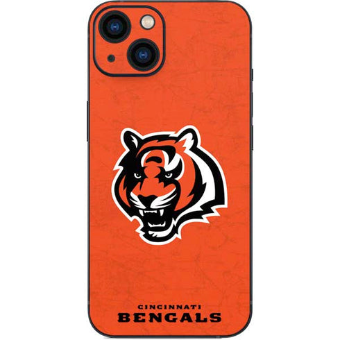 NFL Cincinnati Bengals - Alternate Distressed iPhone 15 Plus Skin