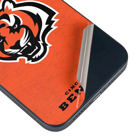 NFL Cincinnati Bengals - Alternate Distressed iPhone 15 Plus Skin