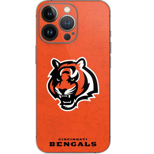 NFL Cincinnati Bengals - Alternate Distressed iPhone 14 Pro Skin